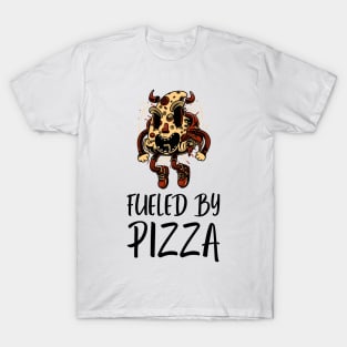 Evil Pizza Demon Fueled by Pizza T-Shirt